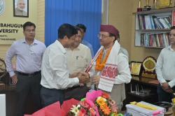 Prof. Sri Prakash Singh assumed the Office of Vice-Chancellor