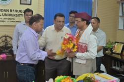 Prof. Sri Prakash Singh assumed the Office of Vice-Chancellor