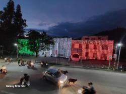 Lighting VC Secreteriate & Student Facilty centre Srinagar Campus .